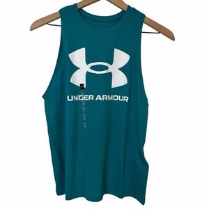 UNDER ARMOUR GREEN WHITE ATHLETIC WOMEN TANK SIZE XS BRAND NEW WITH TAGS